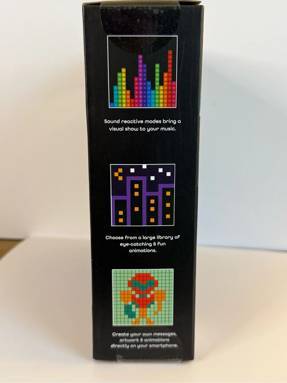 Merkury multicolor matrix LED display 16x16 Bluetooth pixel art light